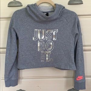 Nike cropped hoodie